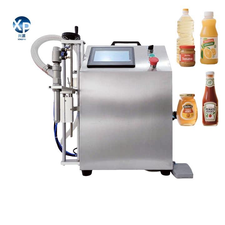 无限容量齿轮泵灌装机水蜂蜜清凉油芝麻酱流体膏体高粘度灌装机