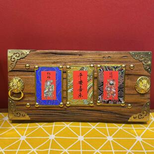 中秋安康纳财新中式长方形实木简约家用会客干泡茶台装饰摆件茶盘