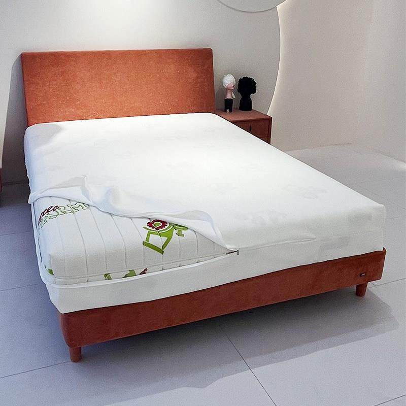 定制六面全包乳胶床垫床包防尘防脏防潮透气6面针织套拉炼 炼 可