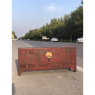 民国老榆木斗柜炕桌炕柜老物件老旧家具可做电视柜储物柜覆古怀旧