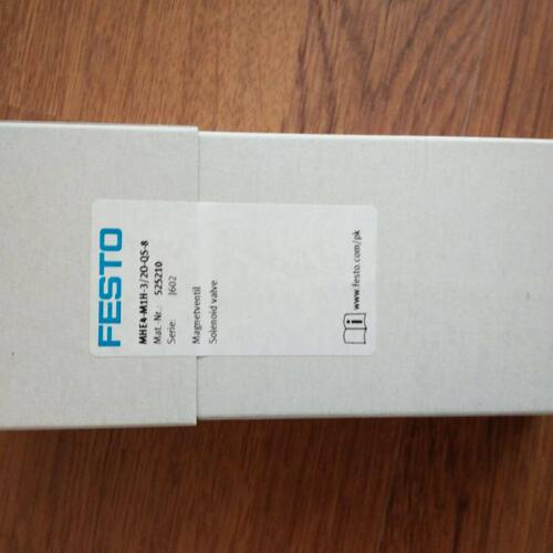 现货销售德国FESTO 电磁阀 MHE4-M1H-3/2O-QS-8 525210 全新原装