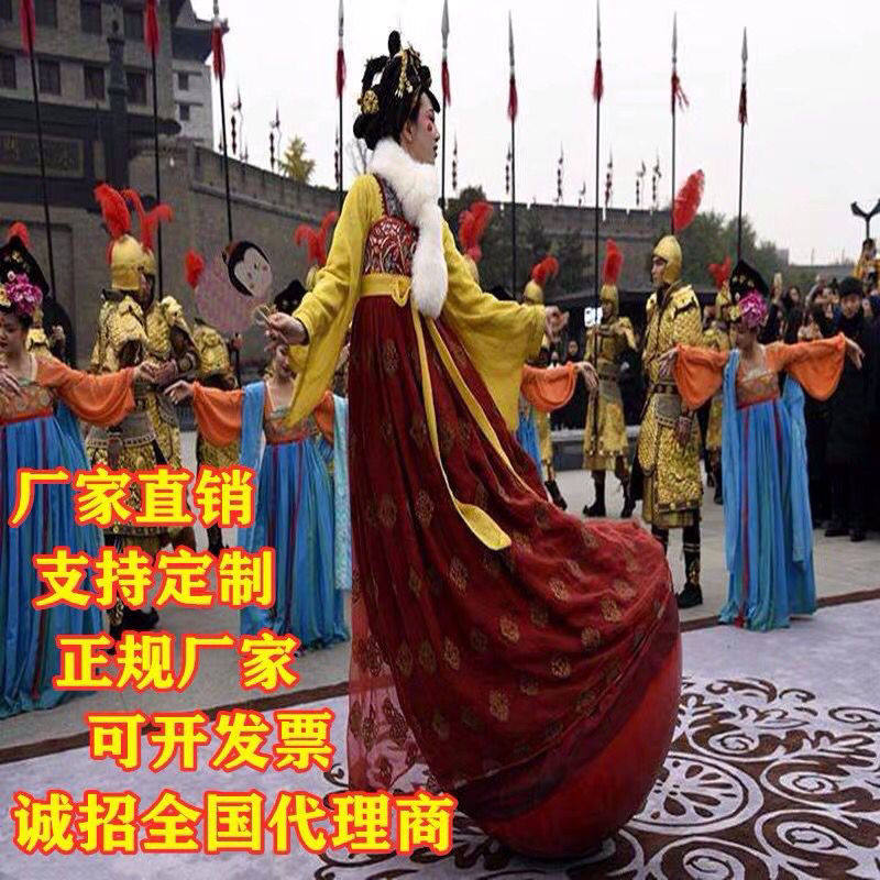 网红大唐不夜城美女不倒