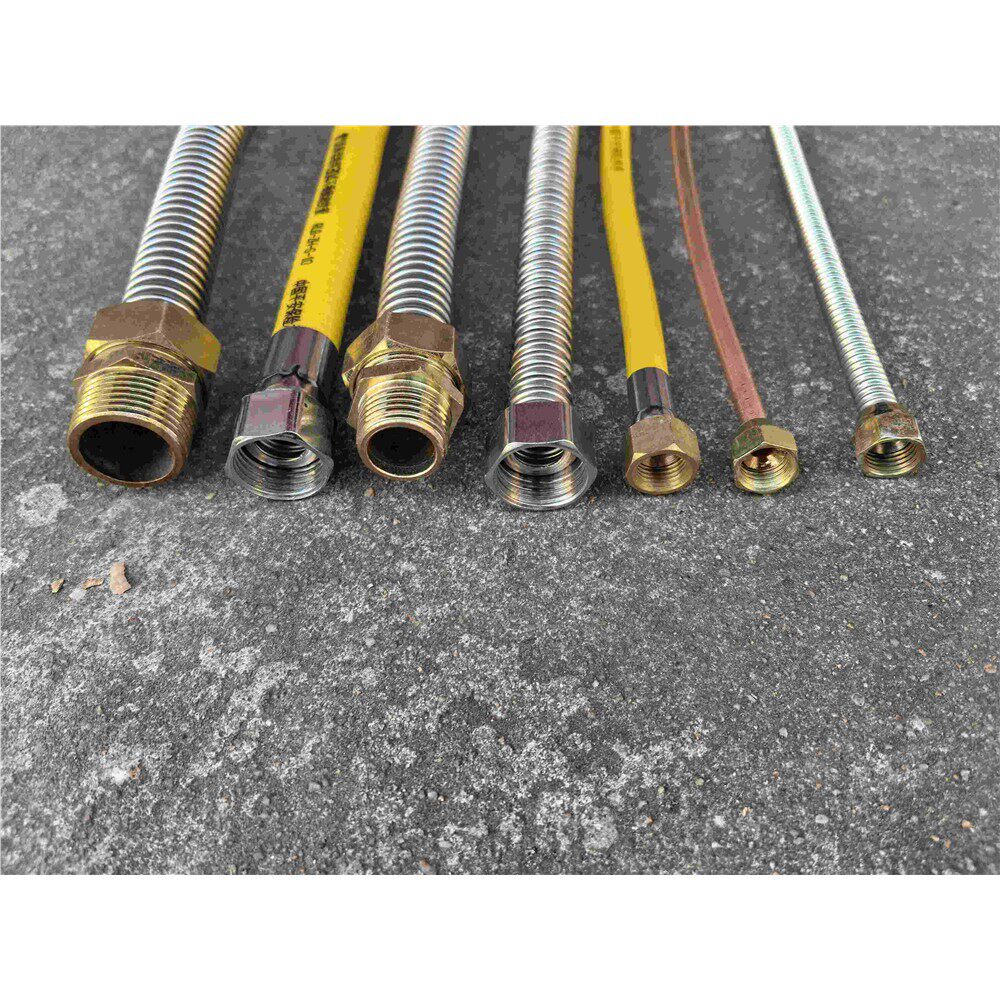 4分6分猛火灶主气管火种管燃气灶304不锈钢铜头商用厨房灶具配件