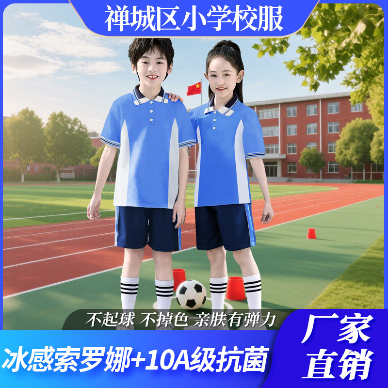 佛山禅城区小学生校服夏季春秋款冬季男女学校同款班服运动套装