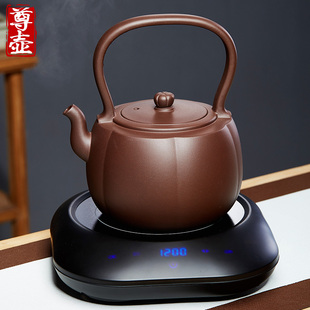 宜兴紫砂壶提梁电陶炉煮茶壶煮水蒸茶器电热烧水S茶炉陶瓷茶具套