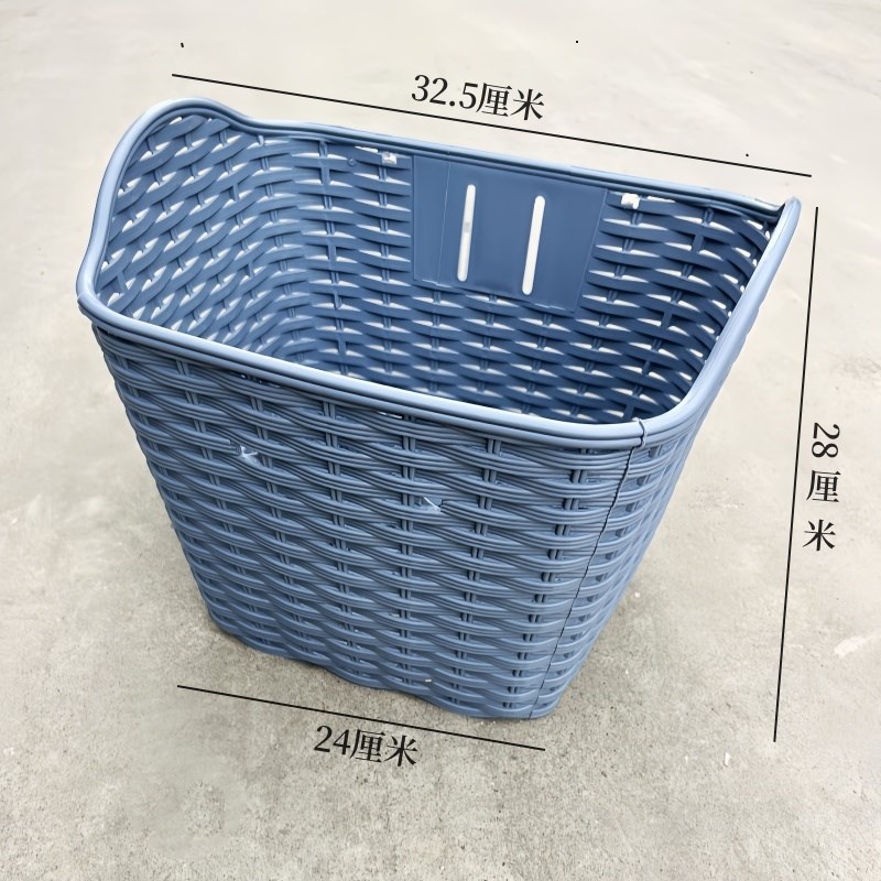 自行车前置车筐电动折叠前筐后置20寸/22/24/26单车车篓通用篮子