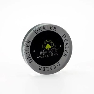 德州扑克DEALER庄码庄家位庄牌庄片压牌片庄位牌button指示牌
