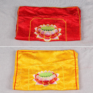 实木莲花拜凳套家用佛前不含凳子拜垫套坐垫套跪垫蒲团拜椅套