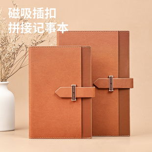 笔记本本子加厚a5高颜值新款皮面记事本男女商务工作办公高档商务