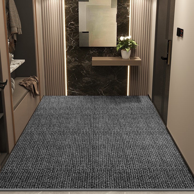 入户门地垫纯色仿剑麻地毯进门口耐脏门垫客厅地毯玄关脚垫可裁剪