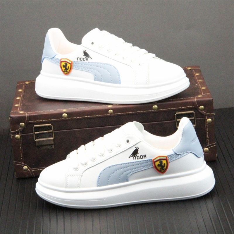 鞋子男冬季2021年新款厚底内增高运动休闲青年板鞋学生小白鞋男鞋