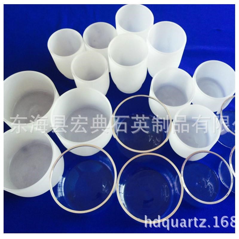 石英坩埚 乳白石英坩埚 管式炉石D英管石英舟石英试管片 实验仪器