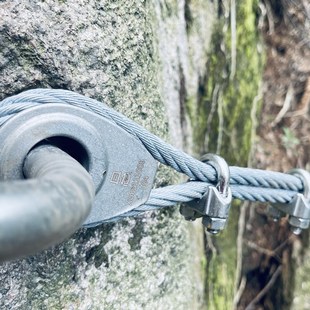 304不锈钢钢丝绳夹头M12卡扣卡头三角环鸡心环重型套环保护套