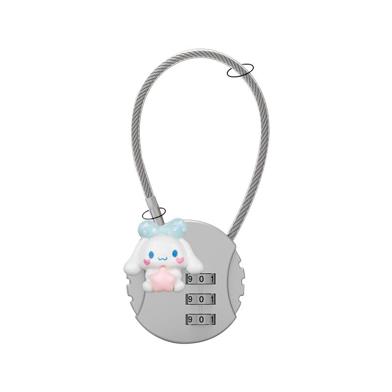 学生宿舍柜子锁游泳池更衣柜密码锁办公室抽屉锁书包行李箱小型锁