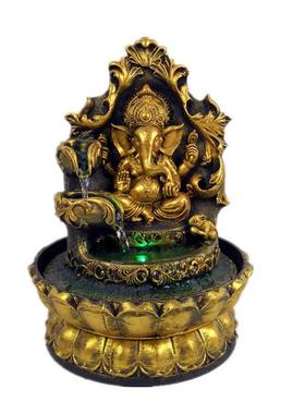 跨境东南亚象神流水摆件客厅桌面加湿器家居装饰品佛像水景摆设