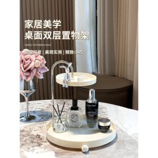 入户门口玄关钥匙摆件收纳盒轻奢托盘装饰品桌面杂物鞋柜上置物架