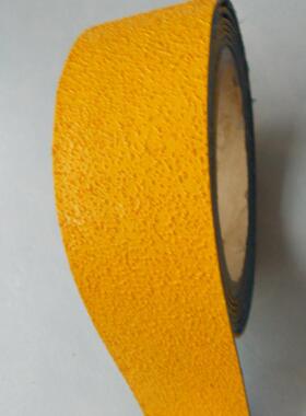 黄色警示贴地胶带50mm玻璃反光耐磨画线胶条宽10cm自粘橡胶带厚款