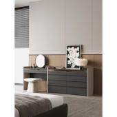 吉乌意大利极简风格 抽屉柜梳妆台一体化无障碍豪华高端主卧储物柜