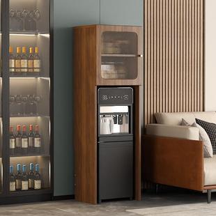 落地多层靠墙茶吧机储物柜茶水柜饮水机上置物柜杯具茶壶收纳柜子