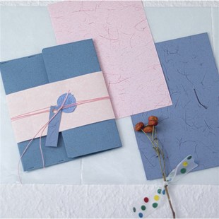 花束般 浪漫设计感告白手写信 恋爱粉蓝色系信封信纸高级感套K装