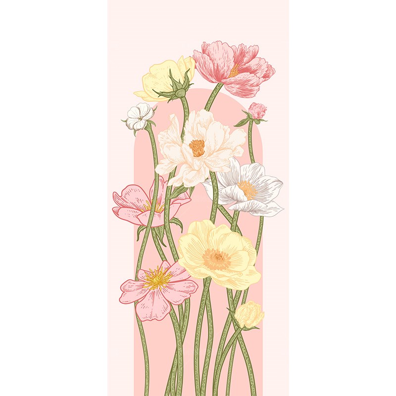 法式小清新粉色拱门改造卧室衣柜移门贴纸翻新柜子贴画自粘可定制