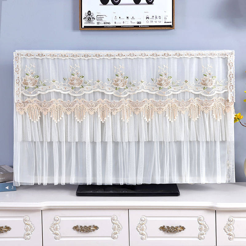 电视罩85寸挂墙台式防尘罩75寸液晶电视机全包现代简约电视套欧式