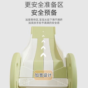 溜滑梯儿童室内家用2至10岁加长加高大号折叠大孩子滑滑梯3到10岁