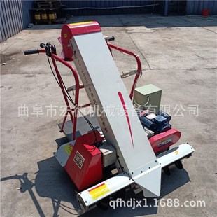 自走式地面粮食装袋机 小型汽油收谷机 小麦U水稻晒场收粮机
