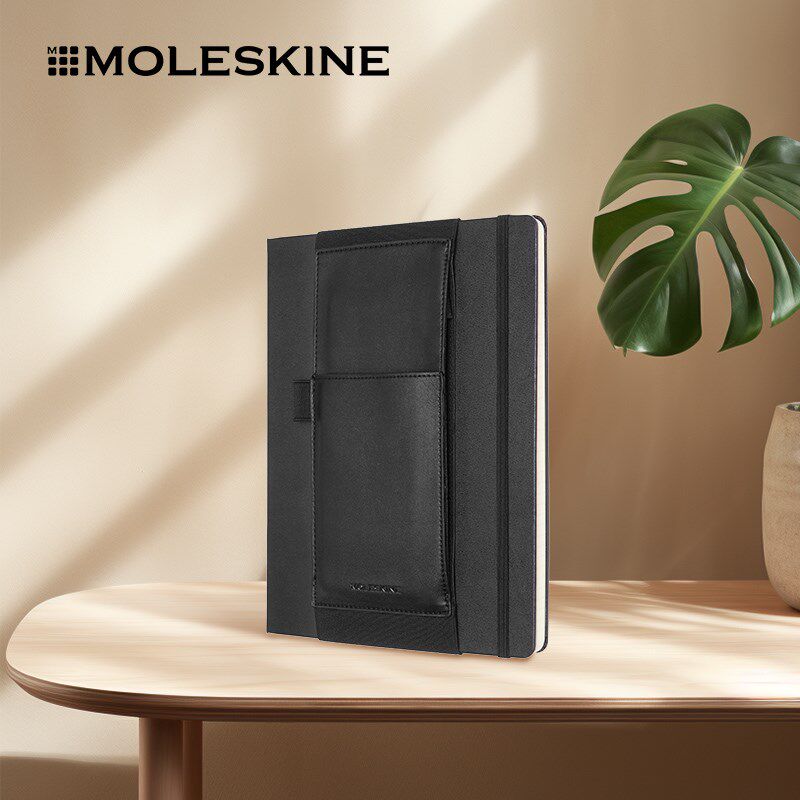 Moleskine 笔记本辅助工具w袋 帆布工具带 便携式扩展收纳笔袋 随