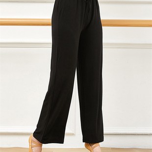 练功裤 女直筒训练宽松形体舞甩裤 女成人现代舞阔腿裤 春夏舞蹈长裤