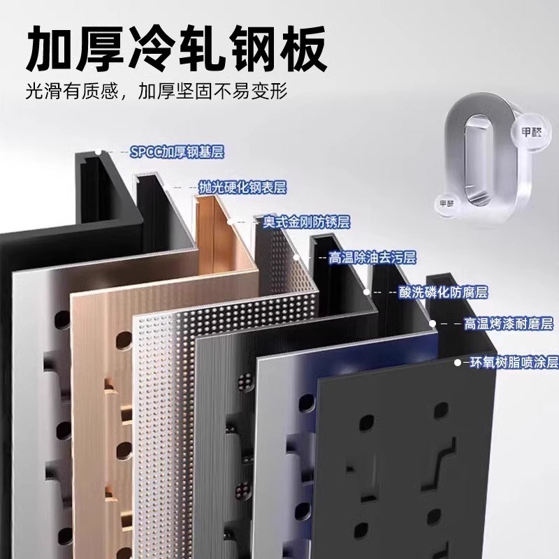 电脑桌台式简易多层货架电竞桌diy洞洞板置物架家用书桌储物架子