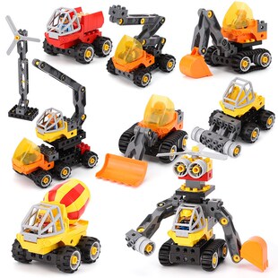 大颗粒积木45002百变工程套装拧螺丝益智拼搭玩具KJ011教具儿童