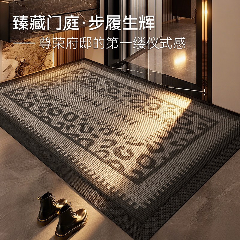 别墅高端入户门地垫门口高级脚垫新款防滑专用O门外免洗脚踏垫垫