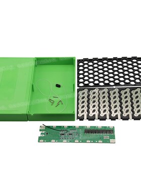 18650/6x13/6x14支架电池盒48V20AH-30A锂电池电芯保护板塑料外壳