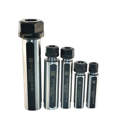 高精度ER16A延长杆ER20A车床单边侧固刀杆钻柄走芯机ER11内冷延长