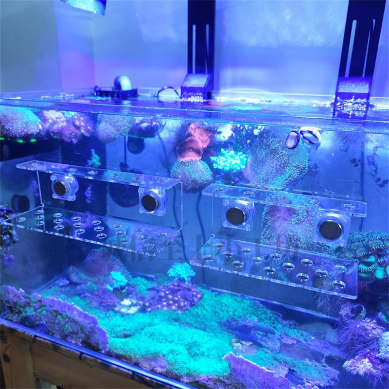 双层强磁珊瑚繁殖支架亚克力架托盘托架繁殖悬浮磁吸造景底座基座