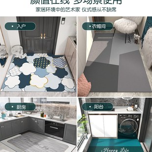进门门口地垫入户门防滑防水家用门垫皮革可擦免洗脚垫可裁剪地毯