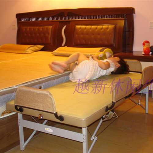 儿童床拼接床可折叠女孩小床拼接大床无须安装展开即可床高可定制