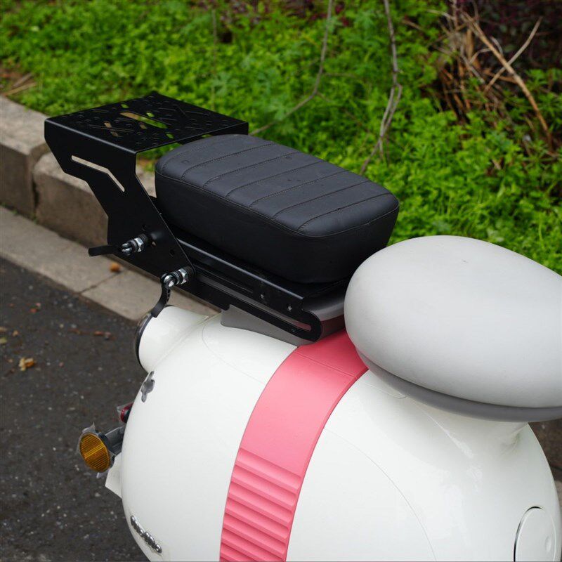 适配极核电动车MOMO/MO1i伸缩尾架后座尾箱支架载人坐垫改装配件