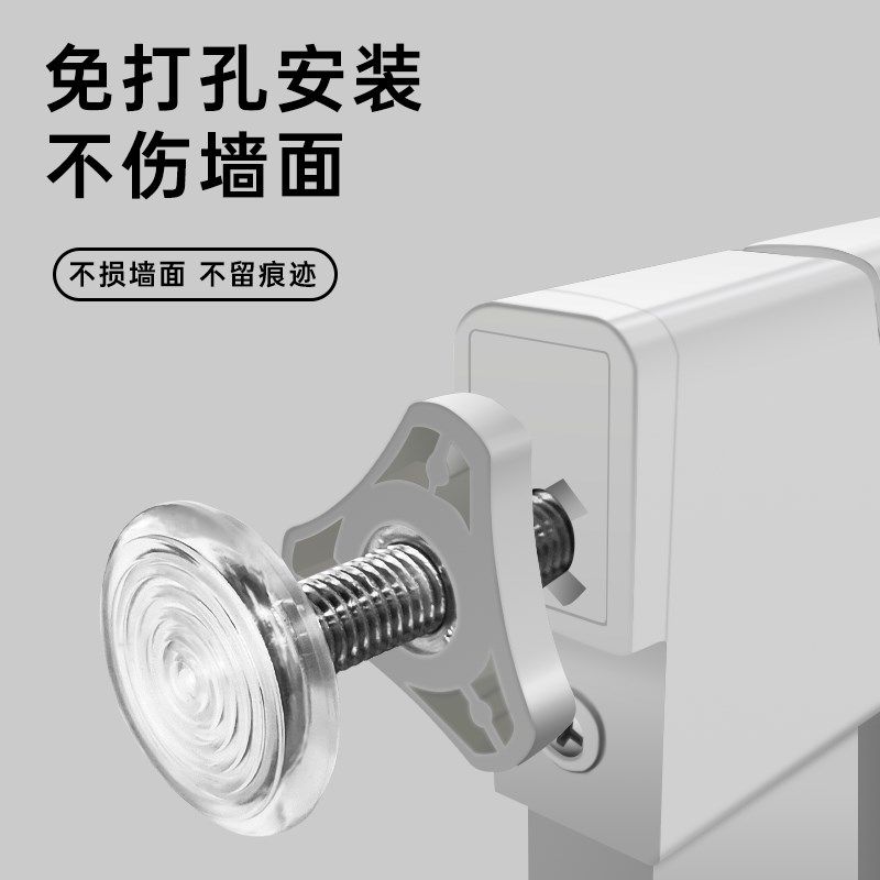 亚克力儿童安全门栏免打孔宠物围栏室内家用拦狗栅栏透明玻璃挡板
