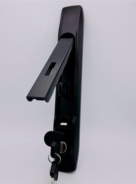 生久柜锁连杆锁机柜门锁新能源储能柜门锁MS867-9-Z/Y喷漆黑色