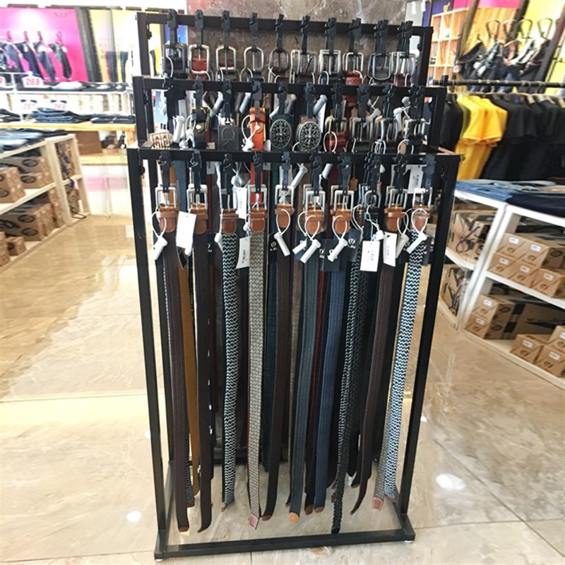 皮带架腰带展示架多功能货架服装B店展示架子落地式多层领带陈列