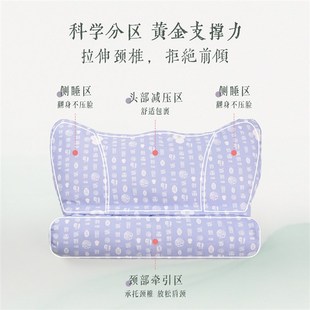 香伴好眠~后辰决明子合香枕头+合香重力眼罩草本护颈脖子睡眠枕