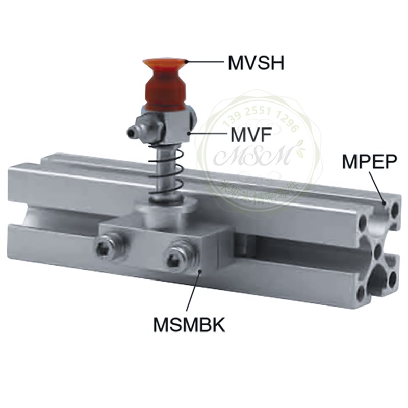 MSMBK MSMBS分离型固定夹支架关联部品连接块铝合金型材夹具配件