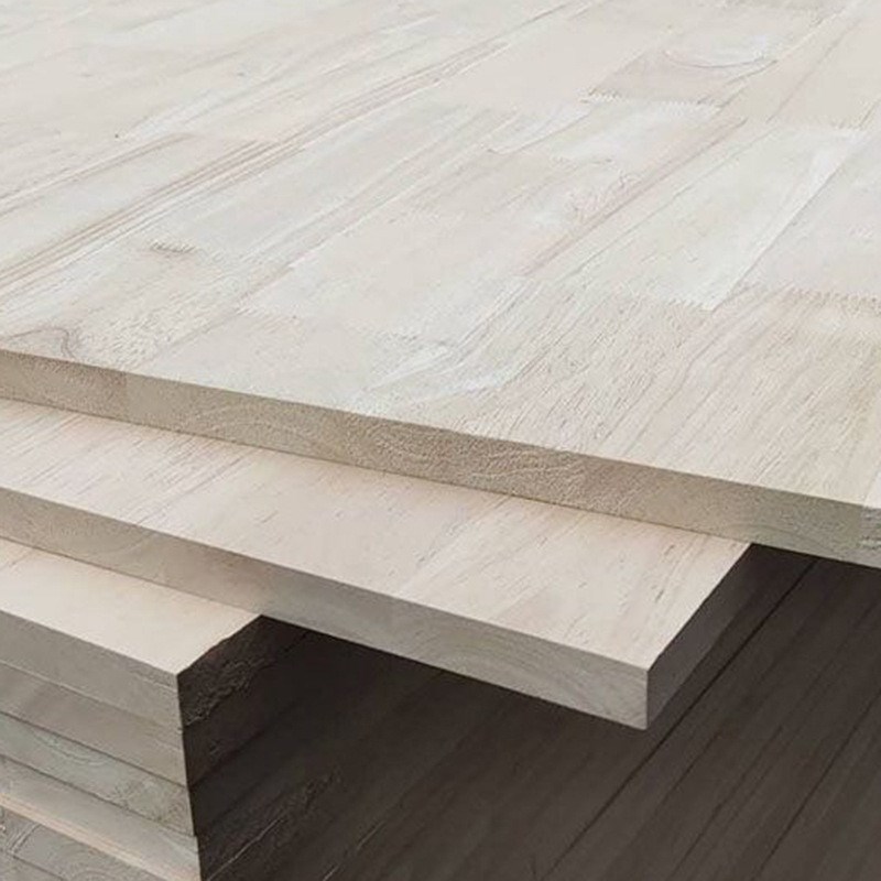 双A级橡胶木指接板实木原木直拼板楼梯踏步板窗台装修木板木芯板