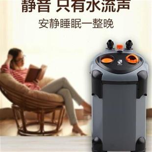 鱼缸过滤器三合一净水循环泵草缸滤筒吸便器滤桶超静音外置过 新款