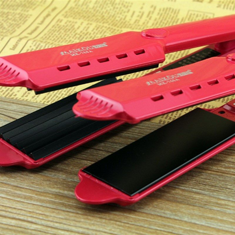 玉米烫夹板陶瓷调温电夹板两用玉米须烫内蓬松垫发根波浪麦穗夹板