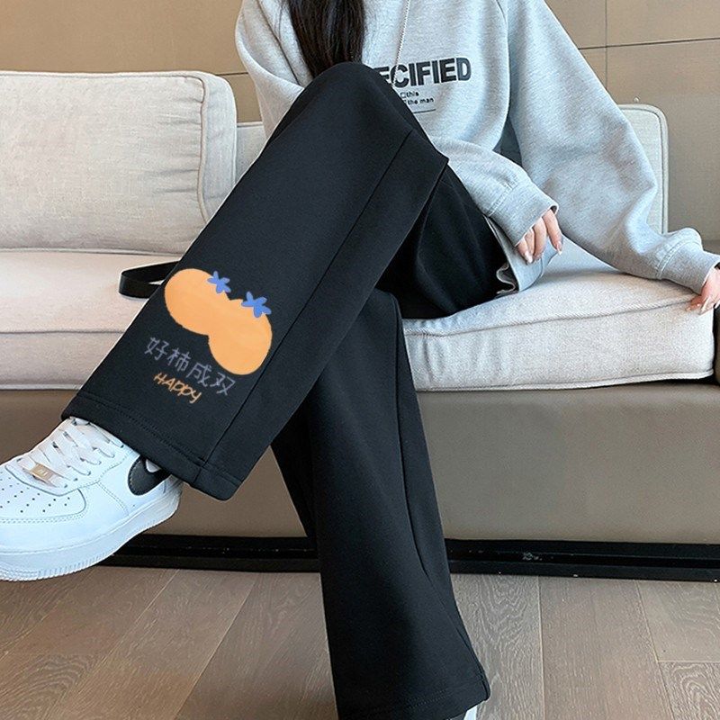 直筒裤女春秋大码胖mm200斤宽松显瘦休闲裤时尚百搭高腰阔腿卫裤,女装/女士精品,休闲裤,淘宝优惠券,粉丝福利购,淘宝优惠卷