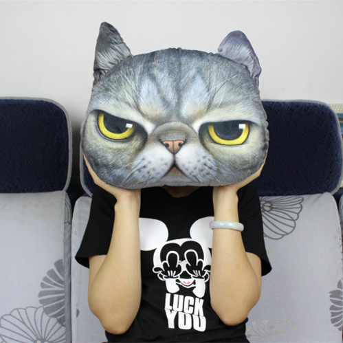 日式韩式动物猫咪小狗抱枕靠垫办公室枕头可爱靠垫哈士奇,居家布艺,靠垫/抱枕,淘宝优惠券,粉丝福利购,淘宝优惠卷