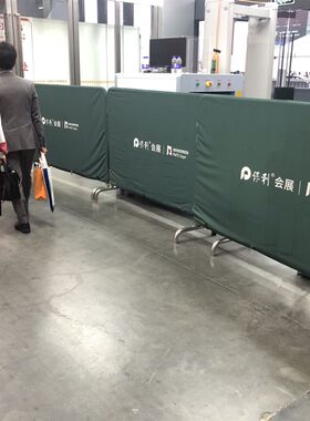 铁马布套定制牛津弹力布铁马套 铁马护栏广告罩免费LOGO印刷